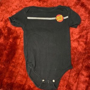 Santa Cruz baby onesie